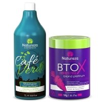 Набор ботокса Natureza Btox Cenoura Roxa blond platinum, 2х50 г (разлив)