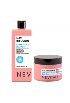 Набір Nevitaly Duo Nat. Infusion Hydra Source шампунь та маска для зволоження сухого волосся, 2х250 мл