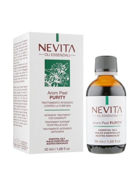 Концентрат с эфирными маслами против перхоти Nevitaly Arom Peel Purity, 50 мл