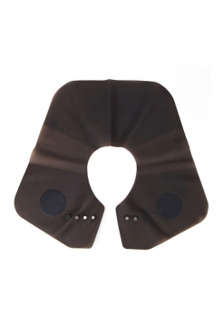 Комір-обтяжувач милькоуп перукарський силіконовий Happy Hair чорний