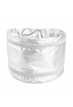 Електрична термошапка-сушуар для масок, ламінування та лікування волосся з подвійною змійкою срібляста