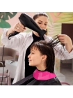 Воротник-утяжелитель милькоуп Happy Hair парикмахерский для стрижки для пеньюара круглый силиконовый сиреневый