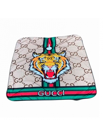 Перукарська накидка-пеньюар для клієнта Gucci Tiger водостійкий нейлон 140х160 см