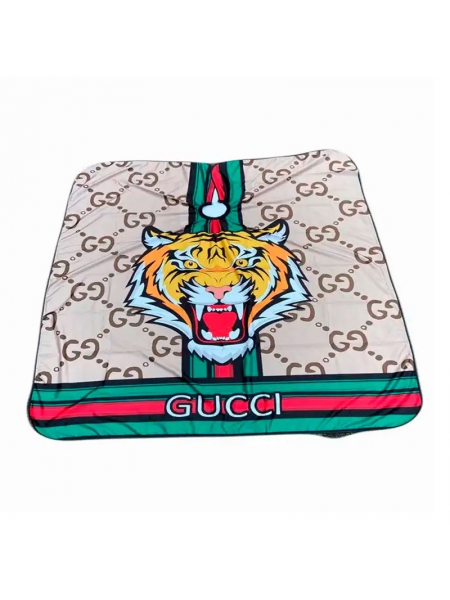 Перукарська накидка-пеньюар для клієнта Gucci Tiger водостійкий нейлон 140х160 см