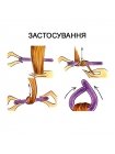 Бігуді-папільотки гнучкі гумові без липучки 8х240 мм №7 (упаковка 10 шт)