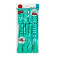 Бигуди-коклюшки для завивки волос Professional 27x83 мм с резинкой зеленые набор 12 шт