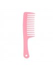 Гребінь для волосся з ручкою та широкими зубцями Wide Tooth Comb пластиковий, 25 см чорний