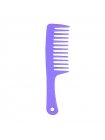 Гребінь для волосся з ручкою та широкими зубцями Wide Tooth Comb пластиковий, 25 см чорний
