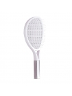 Продувна масажна щітка-браш Tennis Style Hair Brush для всіх типів волосся ультрам`яка біла