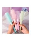 Масажна щітка Fashion Candy Comb для укладання волосся пласка бузкова