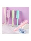 Масажна щітка Fashion Candy Comb для укладання волосся пласка бузкова