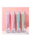 Масажна щітка Fashion Candy Comb для укладання волосся пласка бузкова