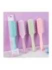 Масажна щітка Fashion Candy Comb для укладання волосся пласка бузкова