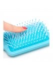 Массажная щетка Fashion Candy Massage Comb для укладки волос прямоугольная фиолетовая