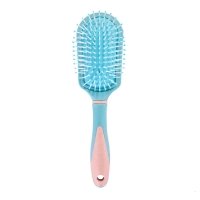 Массажная щетка Fashion Candy Massage Comb для укладки волос овал голубая
