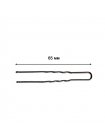 Шпильки для волосся Hair Pins хвилясті 65 мм чорні