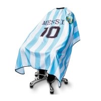 Перукарська накидка пеньюар для клієнта Argentina Messi водостійкий нейлон, 140х160 см