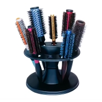 Підставка органайзер Brush Holder для гребінців та аксесуарів для волосся 21х15х16 см чорна