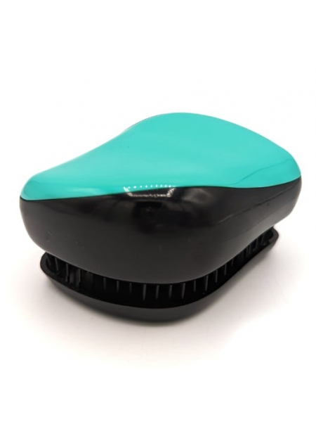 Расческа для волос Tangle Teezer Compact матовая черно-бирюзовая