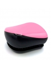 Гребінець для волосся Tangle Teezer Compact матовий чорно-рожевий