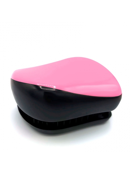 Расческа для волос Tangle Teezer Compact матовая черно-розовая