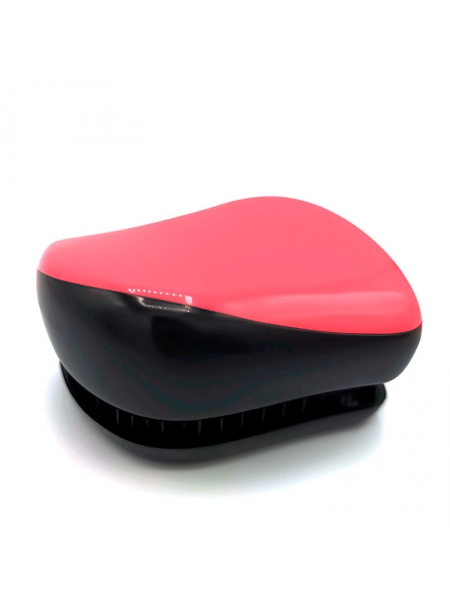 Гребінець для волосся Tangle Teezer Compact матовий чорно-червоний