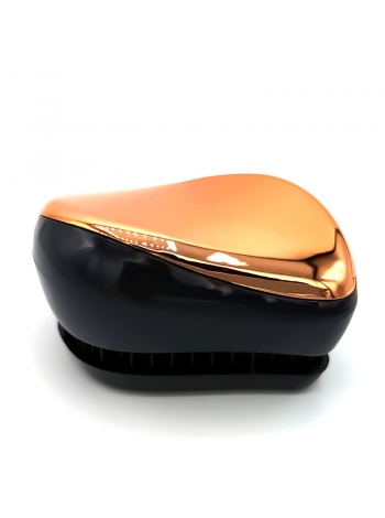 Гребінець для волосся Tangle Teezer Compact глянсовий чорно-бронзовий