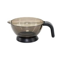 Миска для краски для волос, кератина черная c резиновой ручкой (MP2)