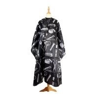 Парикмахерский пеньюар-накидка для клиента со стильным принтом (парикмахерские инструменты)