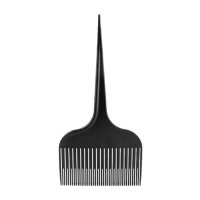 Расческа для вуального мелирования и укладки волос однорядная широкая 206 мм черная