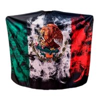 Перукарська накидка-пеньюар для клієнта Barber Mexican Flag водостійкий нейлон 140х160 см
