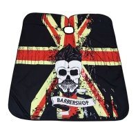 Перукарська накидка-пеньюар для клієнта BarberShop Union Jack водостійкий нейлон 140х160 см