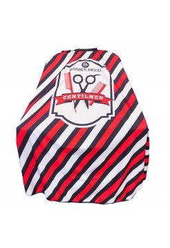 Парикмахерская накидка-пеньюар для клиента Barber Mood водостойкий нейлон 140х160 см