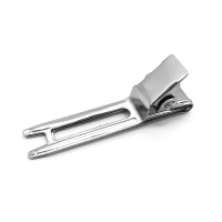 Зажимы для волос Curl Clips Metal с 2-мя зубьями плоские металлические 46 мм