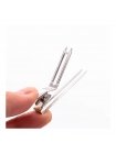 Затискачі для волосся Curl Clips Metal з 2-ма зубами плоскі металеві 46 мм