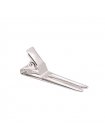 Затискачі для волосся Curl Clips Metal з 2-ма зубами плоскі металеві 46 мм