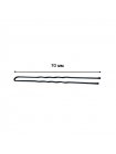 Заколки для волос Hair Pins волнистые 70 мм черные