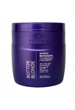 Ботокс Nuance Bttox Matizador Blonde Anti-Yellow для блонду та освітленого волосся, 500 г (розлив)