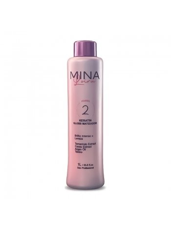 Кератин Nuance Mina Loira Gloss Matizador, 500 г (разлив)
