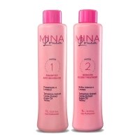 Набір для кератинового випрямлення Nuance Mina Louca, 2х500 г (розлив)