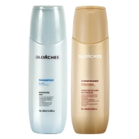Набір Olorchee Ice Cool DUO шампунь і кондиціонер для нормального та жирного волосся 2x300 мл 