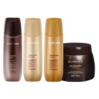 Набір Olorchee Nourshing Moisture QUAD-2 шампунь, кондиціонер, маска, крем для живлення та відновлення волосся 3х300+500 мл