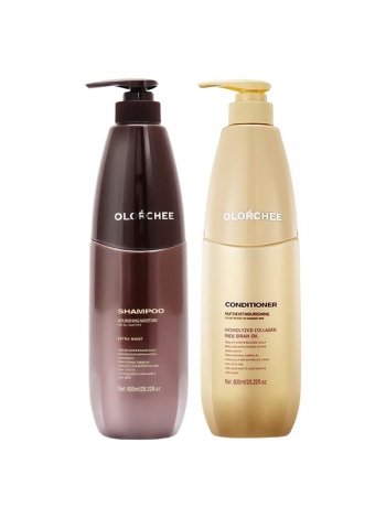 Набір Olorchee Nourshing Moisture DUO шампунь і кондиціонер для живлення та зволоження волосся 2х800 мл