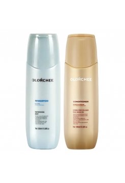 Набір Olorchee Ice Cool DUO шампунь і кондиціонер для нормального та жирного волосся 2x300 мл 