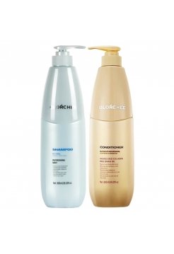 Набір Olorchee Ice Cool DUO шампунь і кондиціонер для нормального та жирного волосся 2x800 мл 