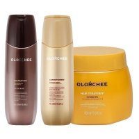 Набор Olorchee Nourshing Moisture TRIO-1 шампунь, кондиционер и маска для питания и увлажнения волос 2х300+500 мл