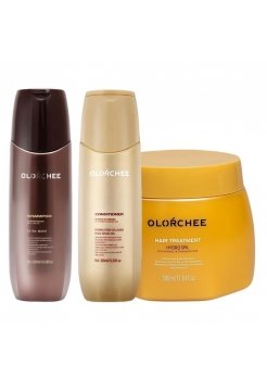 Набір Olorchee Nourshing Moisture TRIO-1 шампунь, кондиціонер і маска для живлення та зволоження волосся 2х300+500 мл