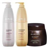 Набор Olorchee Anti Grease TRIO-2 шампунь, кондиционер и маска для жирных волос и кожи головы 2х800+500 мл