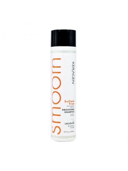Безсульфатный шампунь Organic Keragen Smoothing Shampoo разглаживающий, 298 мл (заводская)
