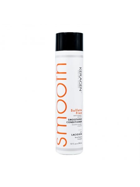 Безсульфатный кондиционер Organic Keragen Smoothing Conditioner разглаживающий, 298 мл (заводская)